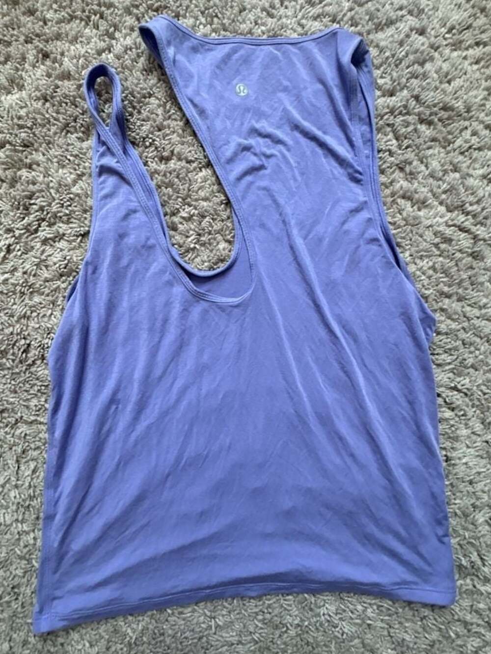 Lululemon Shoulder Cut-Out Yoga Tank Top Lavender